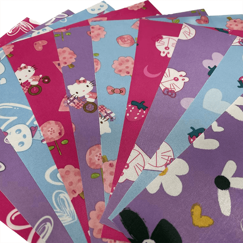 نسيج الساتين المطبوع مع طلاء PVC