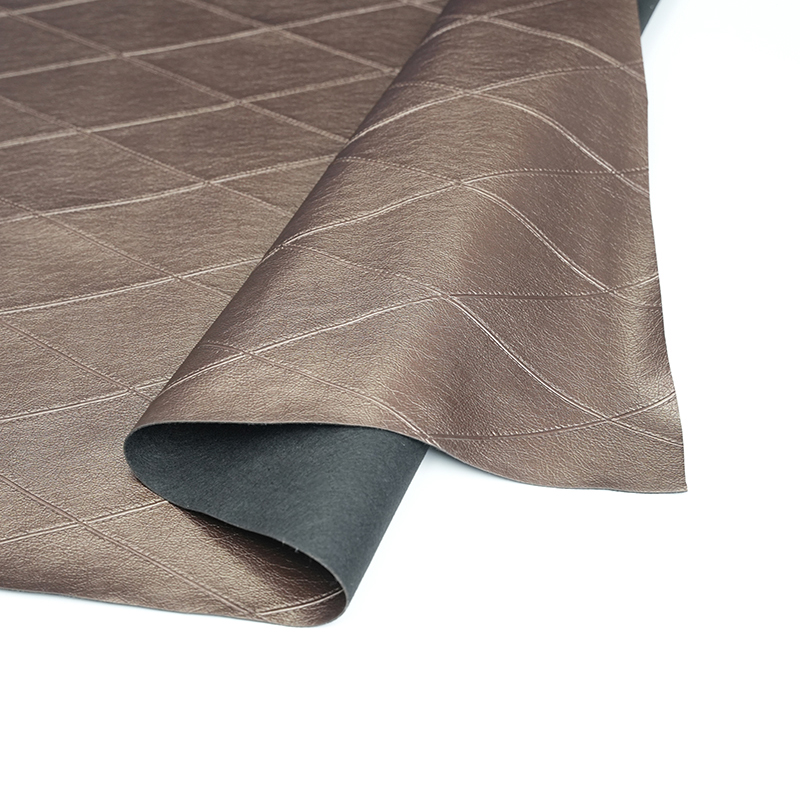 جلود الذهب الذهب اللامع PVC للديكور